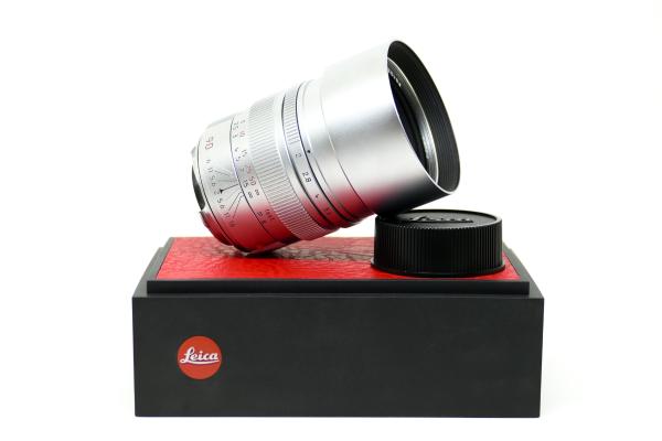 Leica Summicron-M 90mm f/2.0, màu bạc