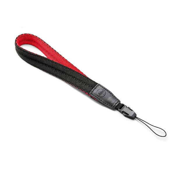 Leica Sofort Wrist Strap, Black / Red