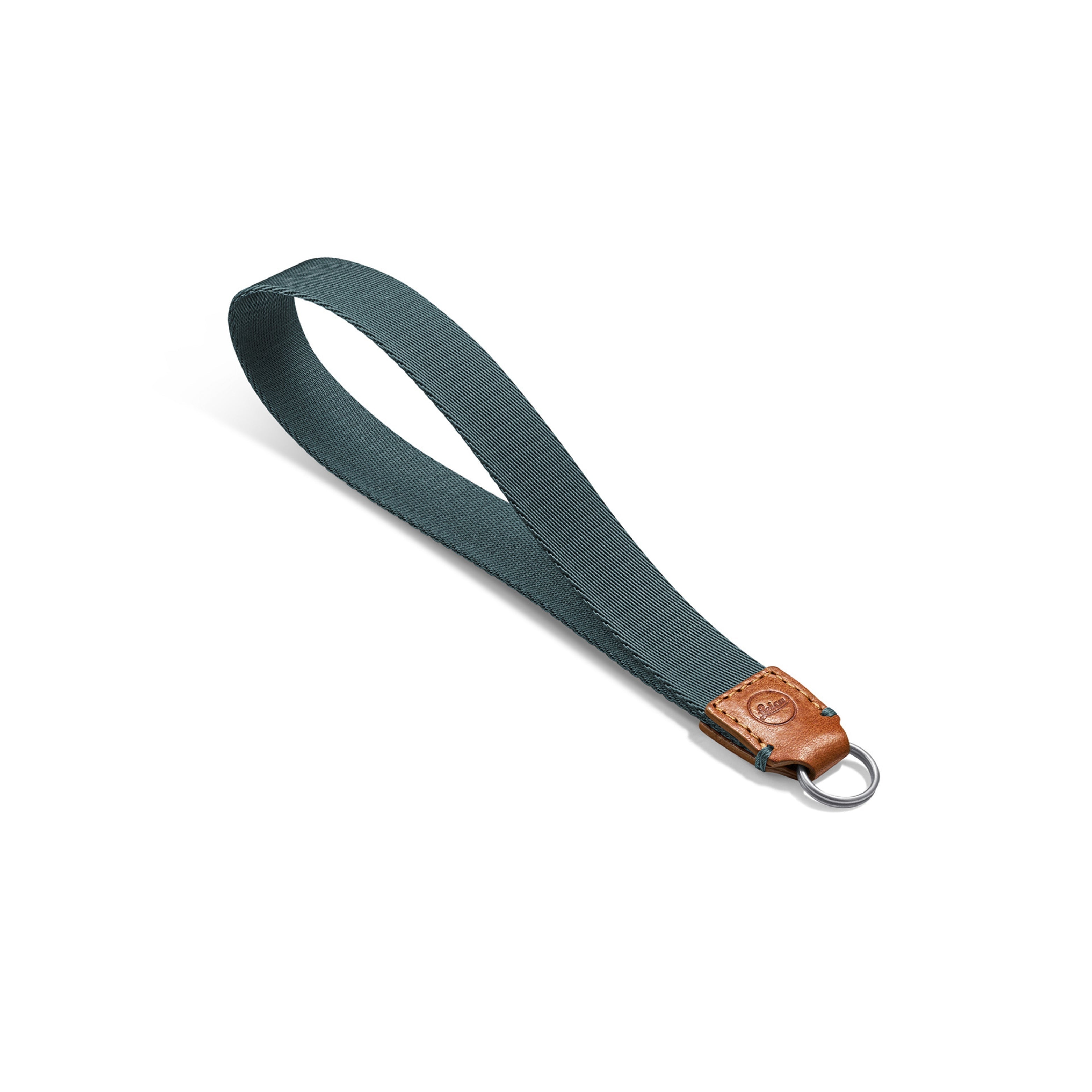 Leica D-Lux 8 Wrist strap, fabric, leather, cognac/petrol