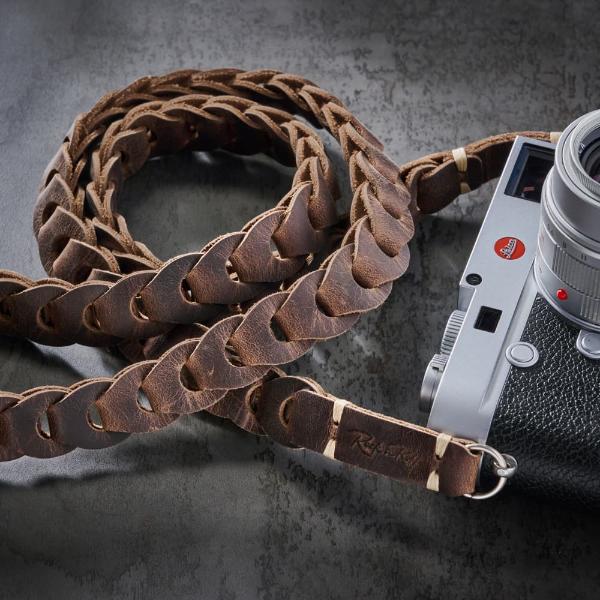 Dây đeo máy ảnh Riviera Perforated Cigar Brown